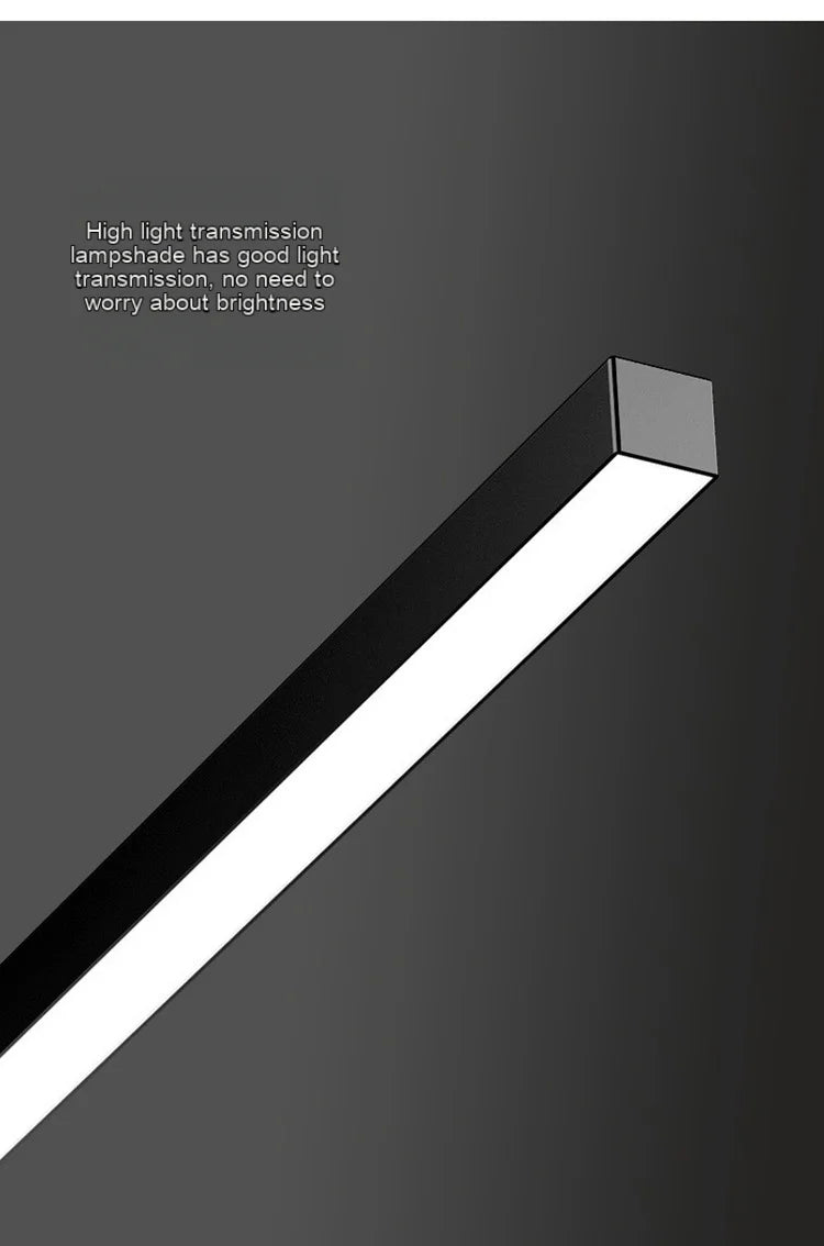 Langwerpige aluminium LED plafondlamp – moderne design plafondverlichting voor hal, kantoor & balkon